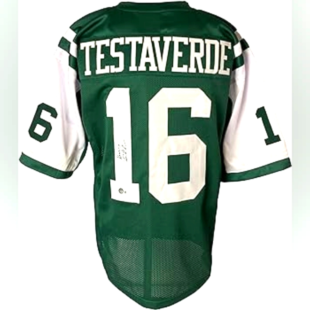 Vinny Testaverde Signed Custom Jersey